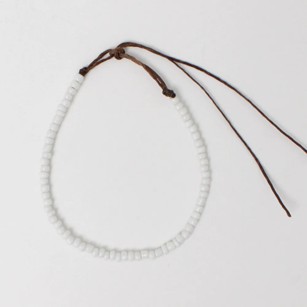PHADUA Anklets^/ Solid glass bead bracelet