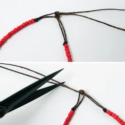 PHADUA Anklets^/ Solid glass bead anklet