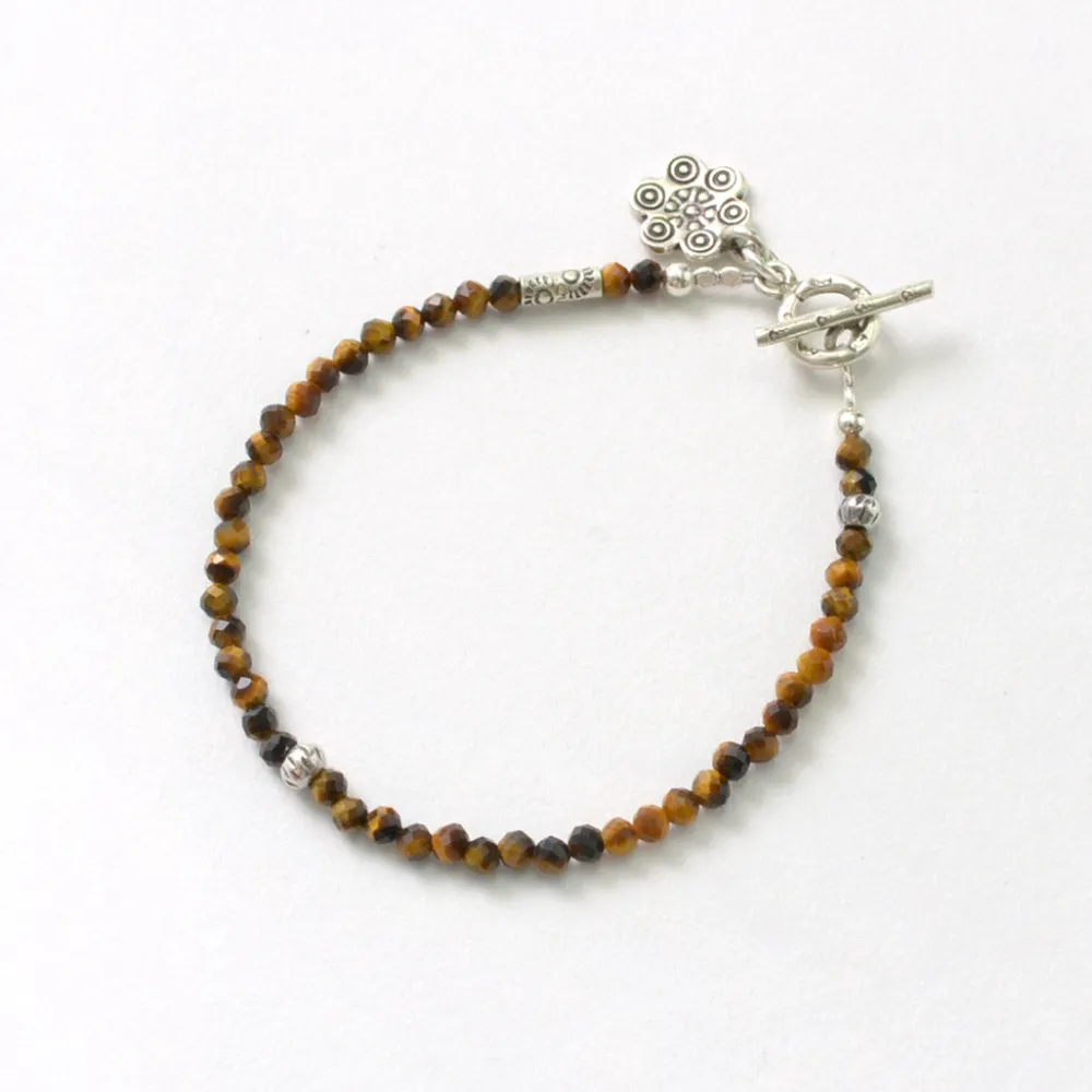 PHADUA Anklets^/ Tiger Eye Bead Bracelet yellow