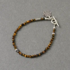 PHADUA Anklets^/ Tiger Eye Bead Bracelet yellow