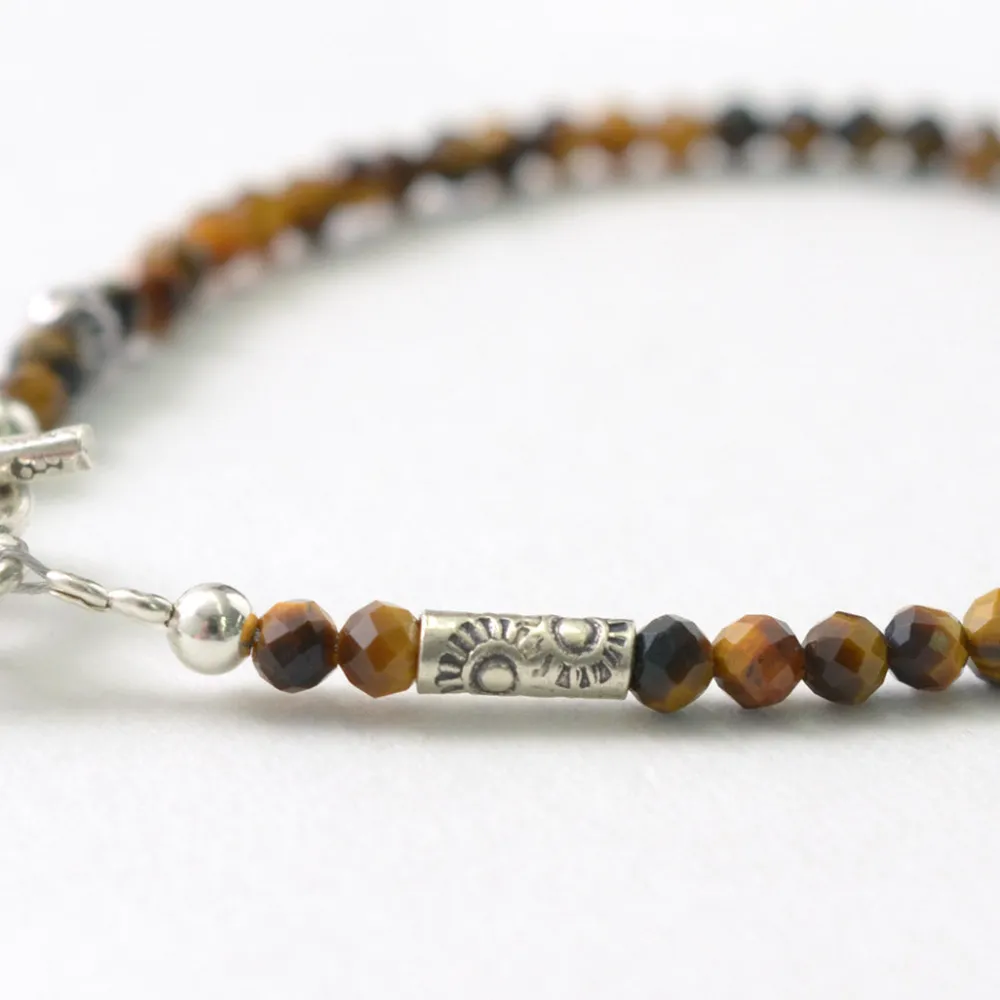 PHADUA Anklets^/ Tiger Eye Bead Bracelet yellow
