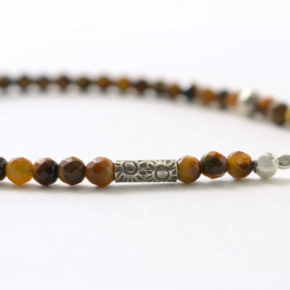 PHADUA Anklets^/ Tiger Eye Beaded Anklet yellow