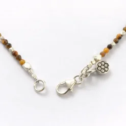 PHADUA Anklets^/ Tiger Eye (2mm) Cut Beads Necklace/Anklet yellow
