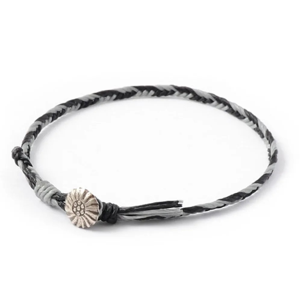 PHADUA Anklets^/ 2-Tone Wax Cord Concho Anklet