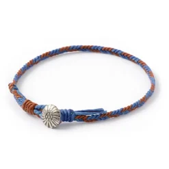 PHADUA Anklets^/ 2-Tone Wax Cord Concho Anklet