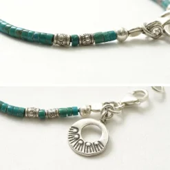 PHADUA Anklets^/ Turquoise Bead Anklet blue