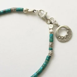 PHADUA Anklets^/ Turquoise Bead Anklet blue