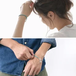 PHADUA Anklets^/ Turquoise Bead Bracelet blue