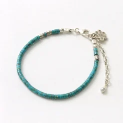 PHADUA Anklets^/ Turquoise Beaded Anklet blue