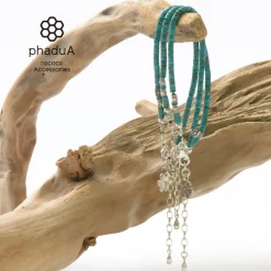 PHADUA Anklets^/ Turquoise Beaded Anklet blue