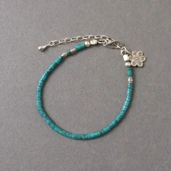 PHADUA Anklets^/ Turquoise Beaded Anklet blue