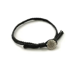 PHADUA Anklets^/ Wax Cord Concho Bracelet Fishbone Braid