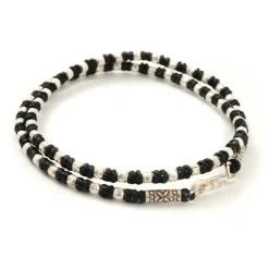 PHADUA Anklets^/ Wax Cord Silver Bracelet