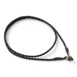 PHADUA Anklets^/ Wax Cord Silver Choker Necklace