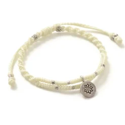 PHADUA Bracelets^/ Wax Cord Silver Double-Strand Top Bracelet