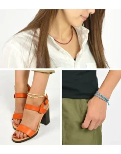 PHADUA Anklets^/ Wax Cord Silver Necklace