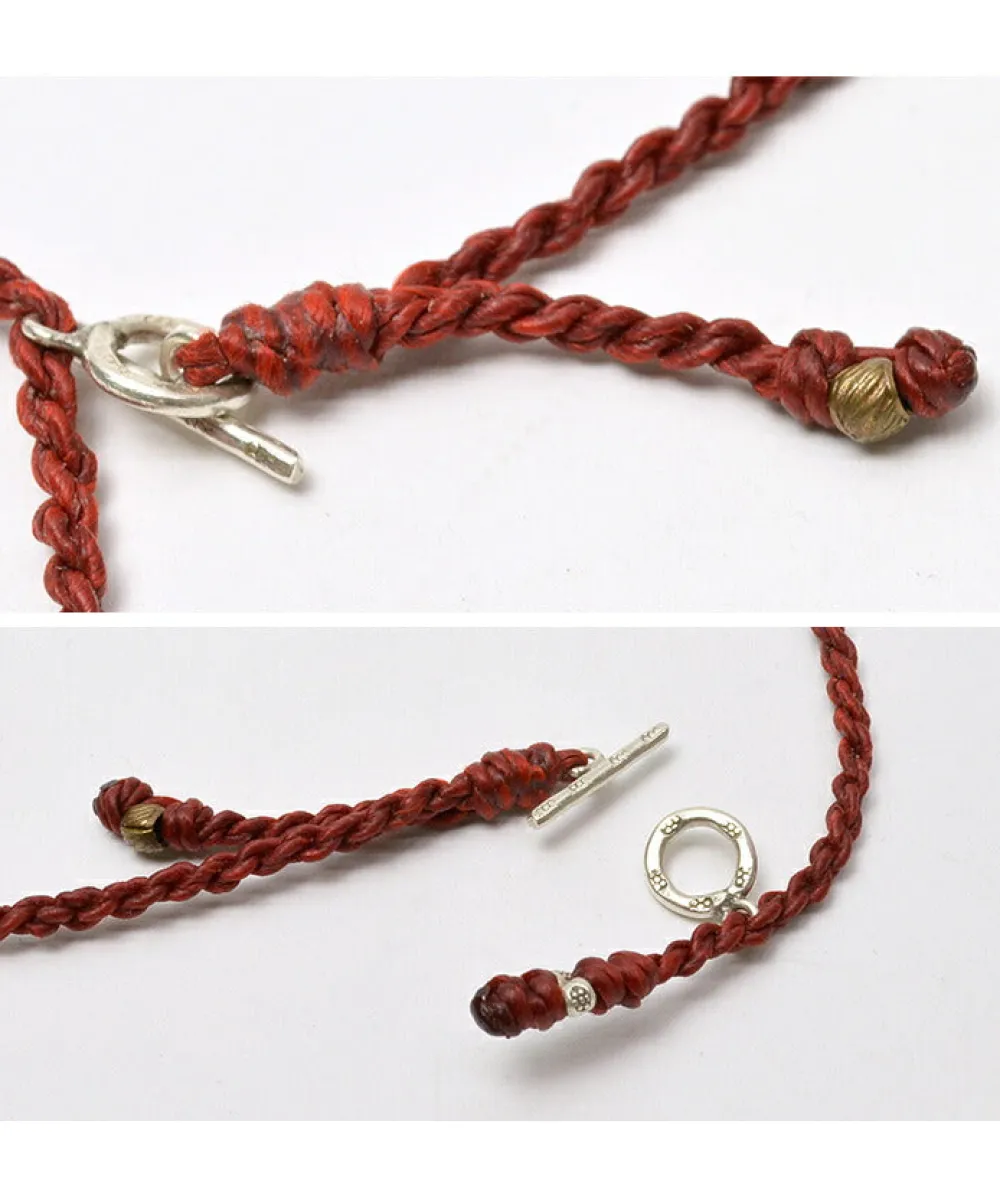 PHADUA Anklets^/ Wax Cord Silver Necklace