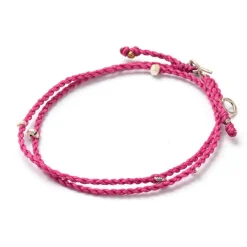 PHADUA Anklets^/ Wax Cord Silver Necklace