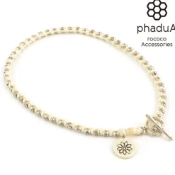 PHADUA Anklets^/ Wax cord silver series anklet