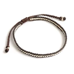 PHADUA Anklets^/ Wax Cord Silver Series Anklet