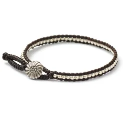 PHADUA Anklets^/ Wax cord single strand concho anklet