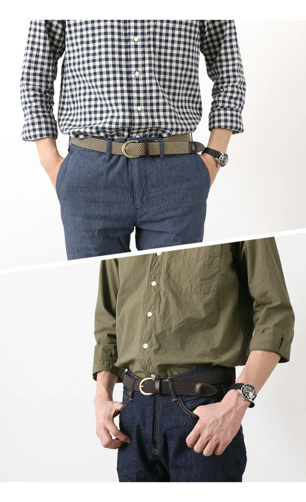 PITTI PELLE Belts^/ Braided Belt