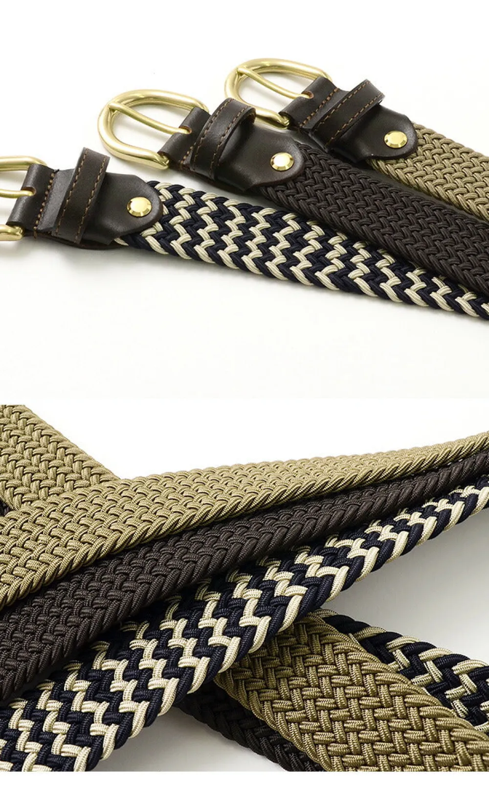 PITTI PELLE Belts^/ Braided Belt