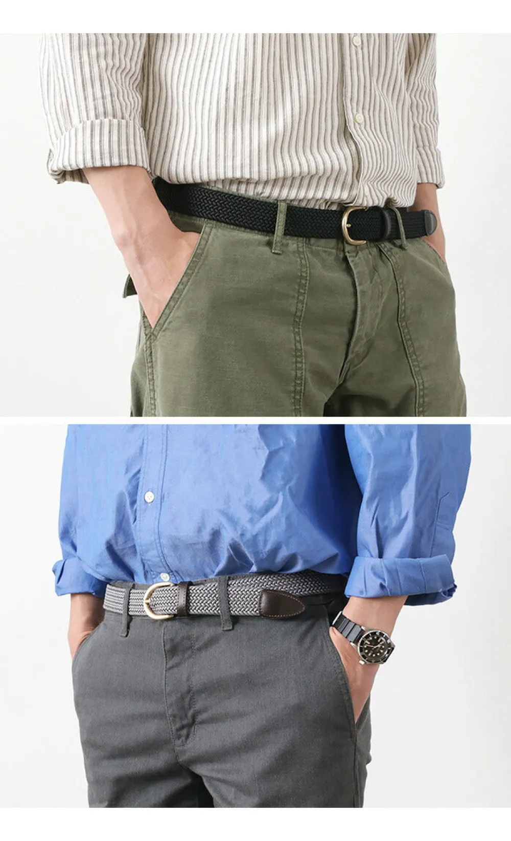 PITTI PELLE Belts^/ Braided Belt