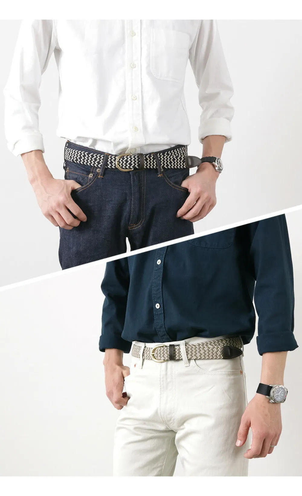PITTI PELLE Belts^/ Braided Belt