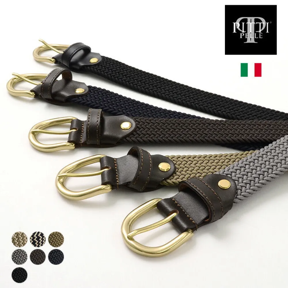 PITTI PELLE Belts^/ Braided Belt