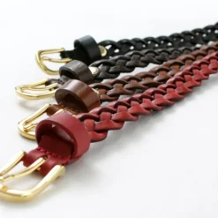 PITTI PELLE Belts^/ Mesh Leather Belt 15mm width