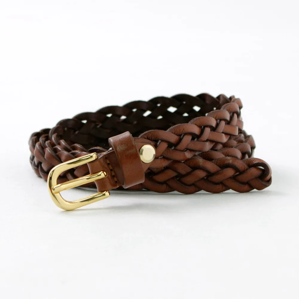 PITTI PELLE Belts^/ Mesh Leather Belt 15mm width