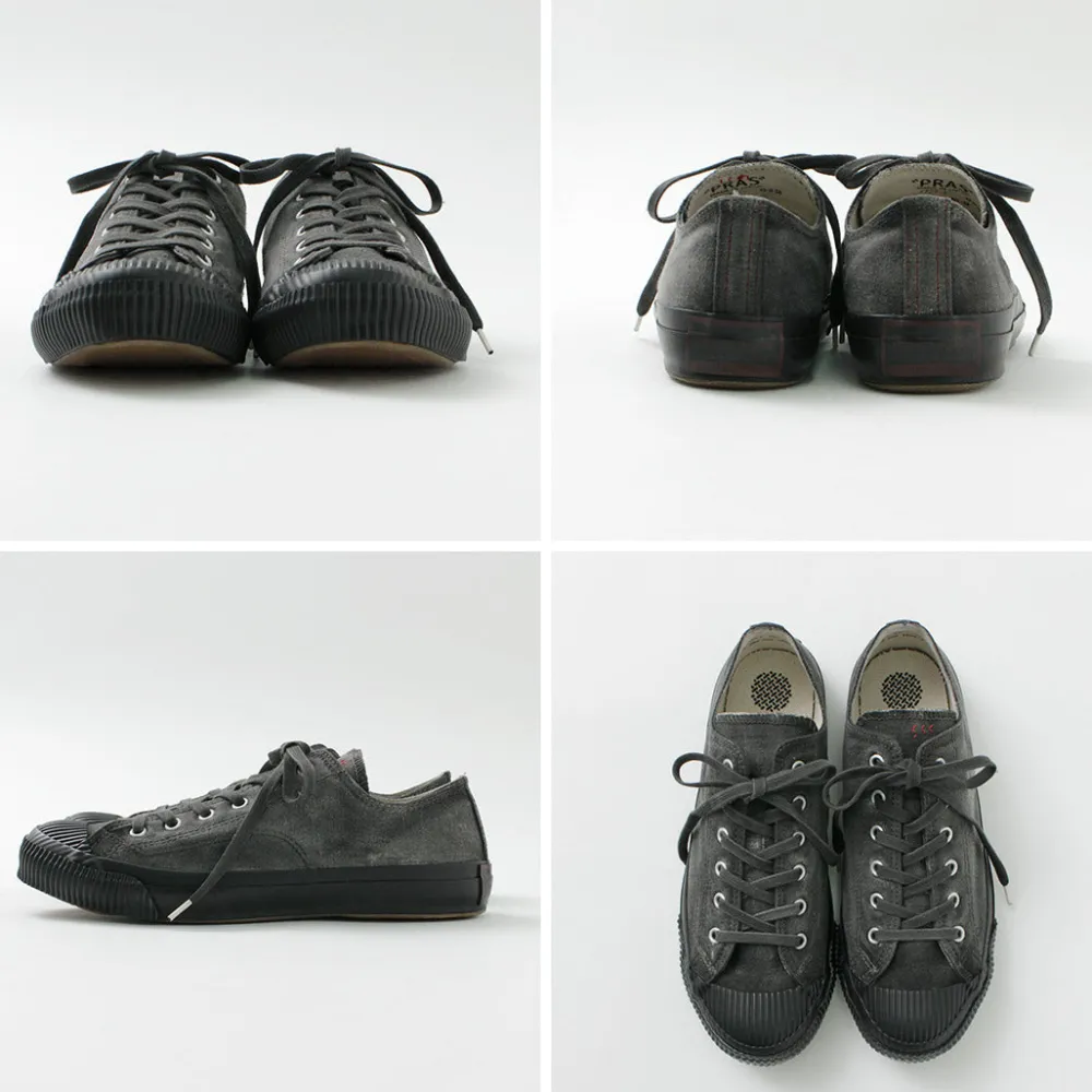 PRAS Sneakers^/ Shellcap Low in Sumi Hand Dyedsneaker sumikuro