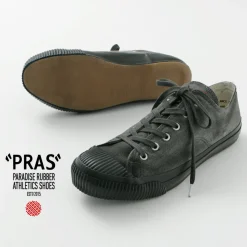 PRAS Sneakers^/ Shellcap Low in Sumi Hand Dyedsneaker sumikuro