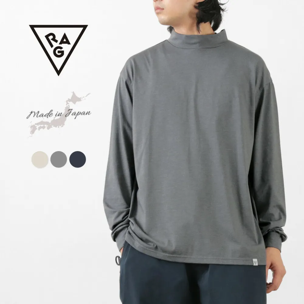 RAG T-Shirts^/ 37.5 Technology Comfortable Mock Neck T-Shirt