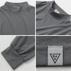 RAG T-Shirts^/ 37.5 Technology Comfortable Mock Neck T-Shirt