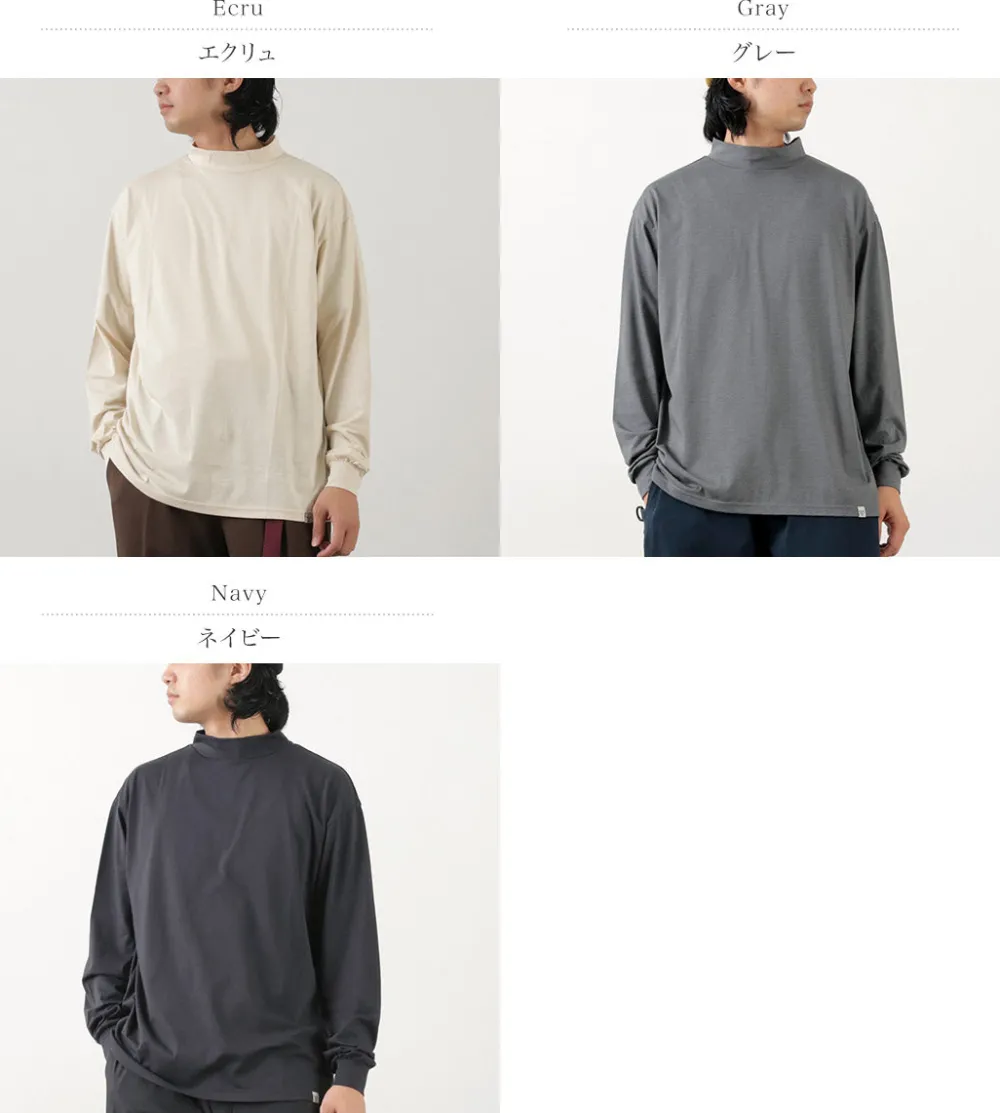 RAG T-Shirts^/ 37.5 Technology Comfortable Mock Neck T-Shirt