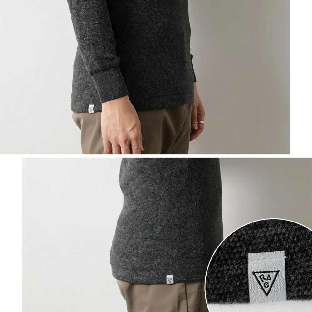 RAG T-Shirts^/ Heat System Crew Neck Long Sleeve T-Shirt