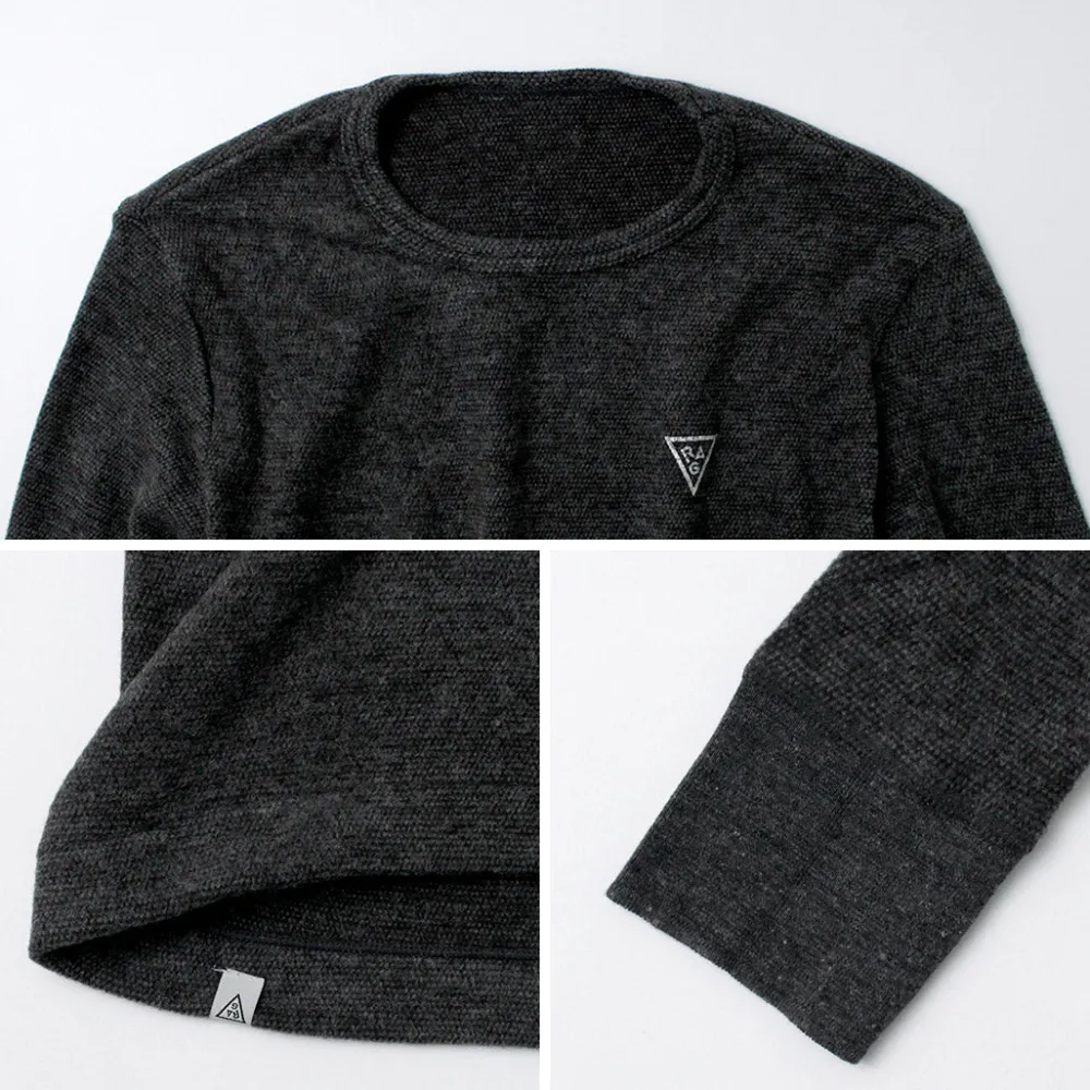 RAG T-Shirts^/ Heat System Crew Neck Long Sleeve T-Shirt