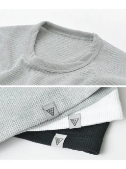 RAG T-Shirts^/ Quick Dry Waffle Flatseema Half Sleeve T-Shirt