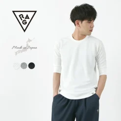 RAG T-Shirts^/ Quick Dry Waffle Flatseema Half Sleeve T-Shirt