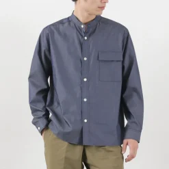 RE MADE IN TOKYO JAPAN Shirts^/ 200 twin yarn chambray twill CPO shirt