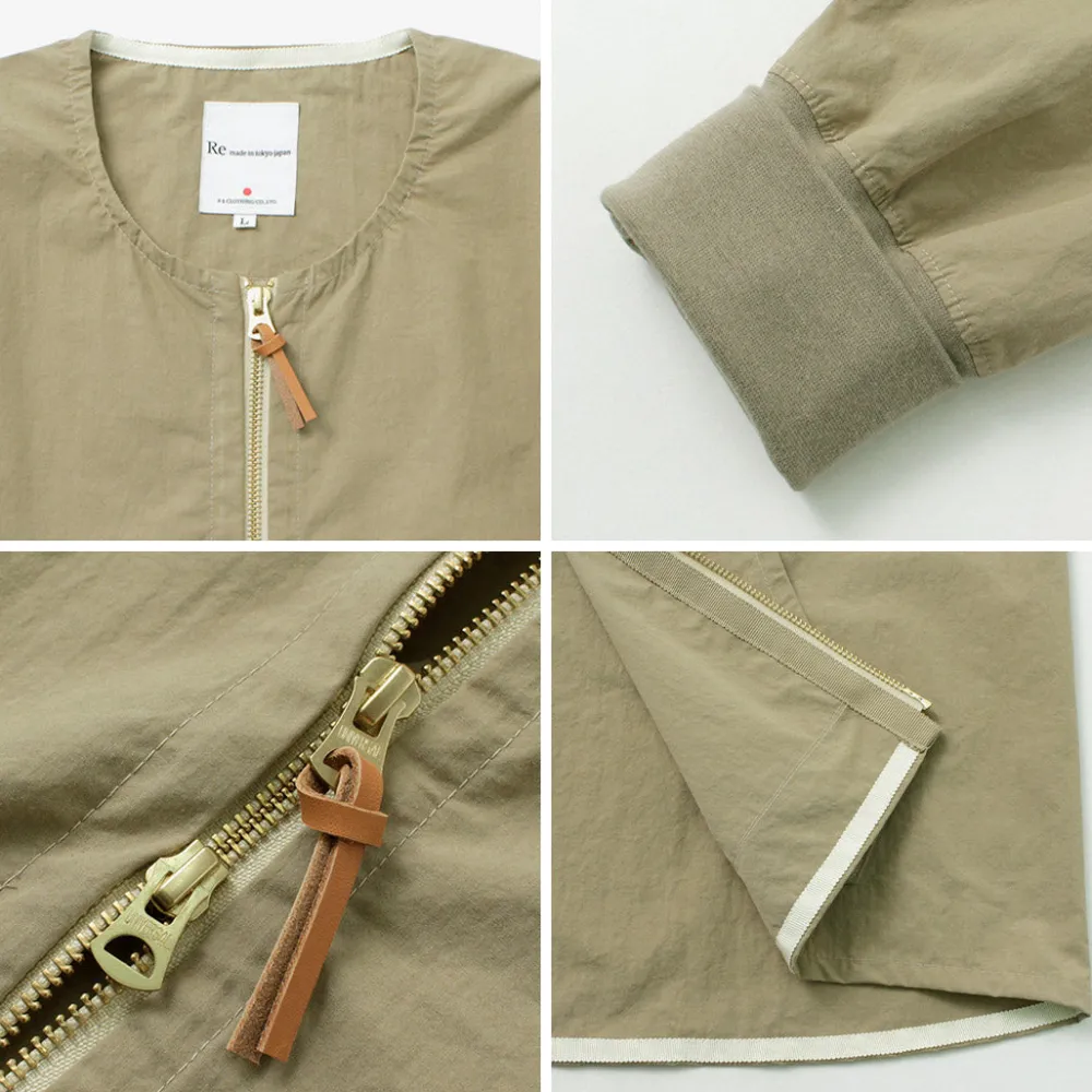 RE MADE IN TOKYO JAPAN Jackets^/ Cotton Nylon Crew Cardigan
