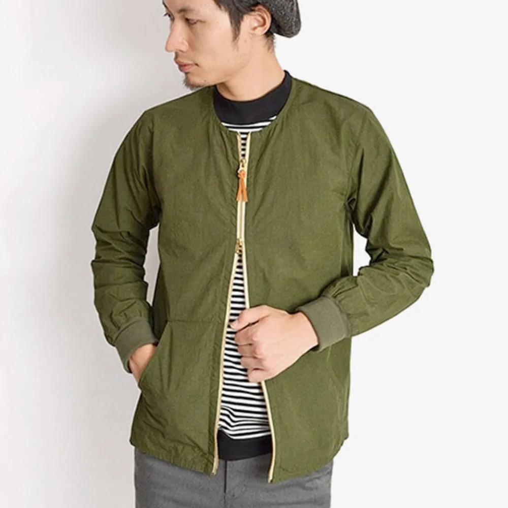 RE MADE IN TOKYO JAPAN Jackets^/ Cotton Nylon Crew Cardigan