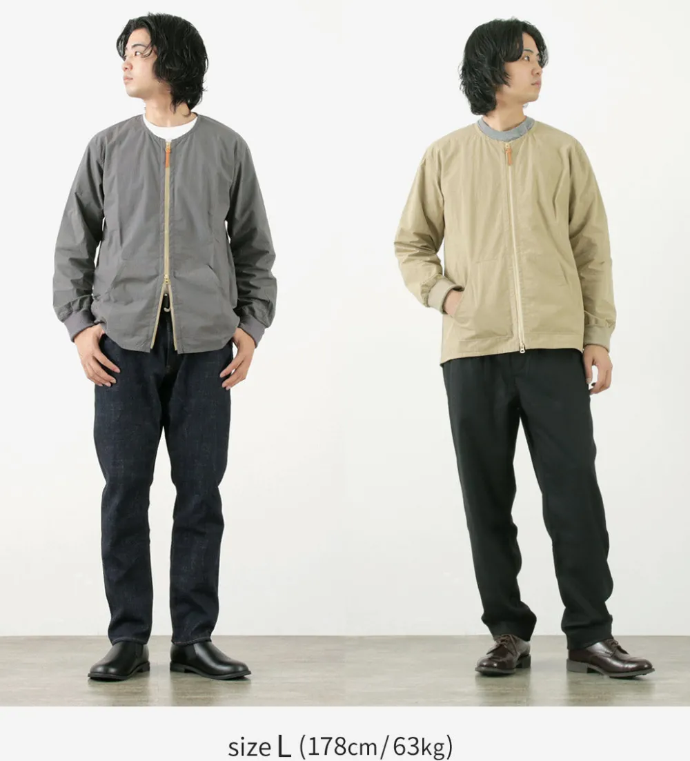 RE MADE IN TOKYO JAPAN Jackets^/ Cotton Nylon Crew Cardigan