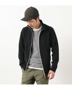 RE MADE IN TOKYO JAPAN Sweatshirts^/ Classic sweatshirt stand-up collar blouson