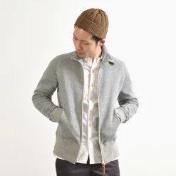 RE MADE IN TOKYO JAPAN Sweatshirts^/ Classic sweatshirt stand-up collar blouson