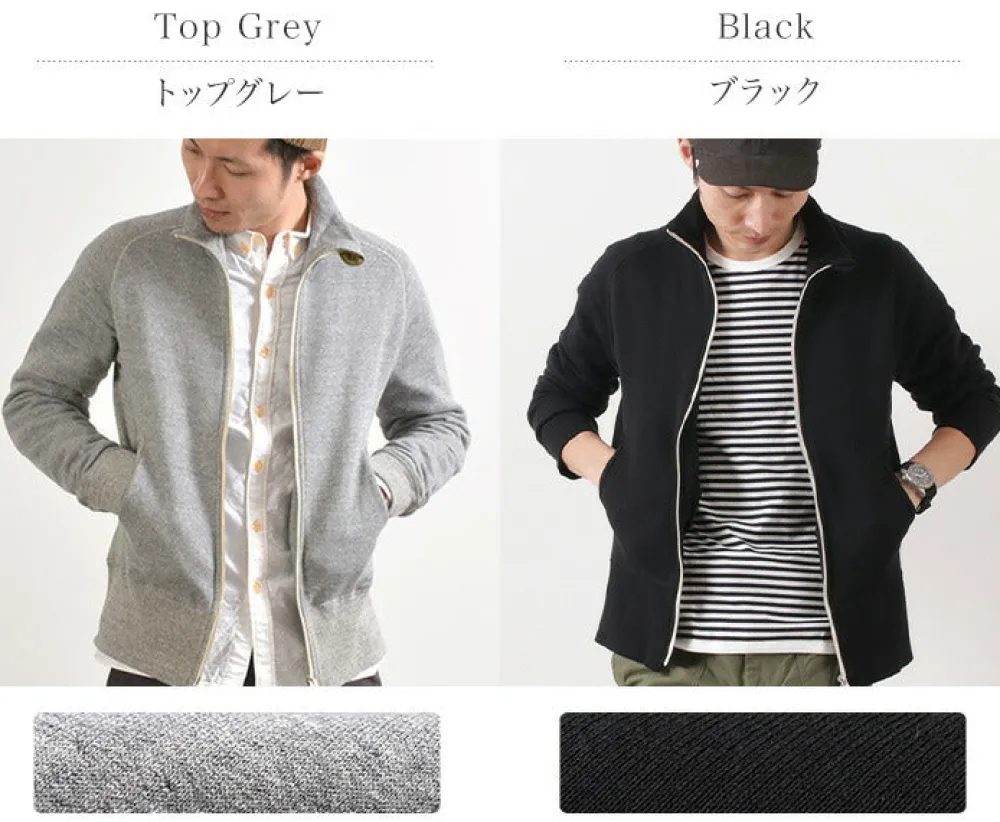 RE MADE IN TOKYO JAPAN Sweatshirts^/ Classic sweatshirt stand-up collar blouson