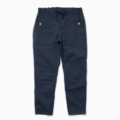 RE MADE IN TOKYO JAPAN Trousers^/ Coded COOLMAX seersucker ankle trousers