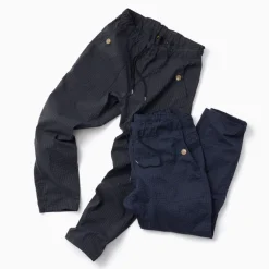 RE MADE IN TOKYO JAPAN Trousers^/ Coded COOLMAX seersucker ankle trousers